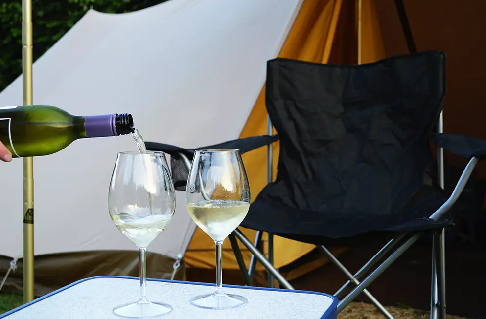 camping wijn