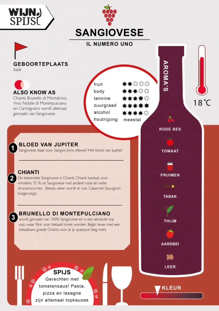 infographic sangiovese