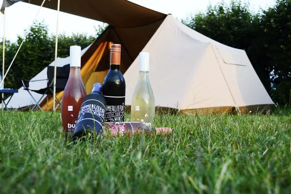 Camping wijn 