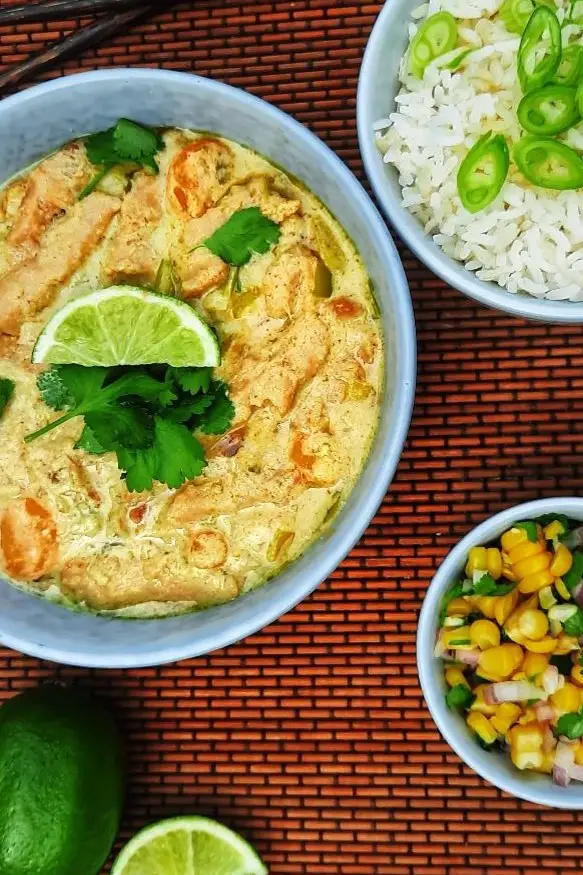 thaise groene curry met kip